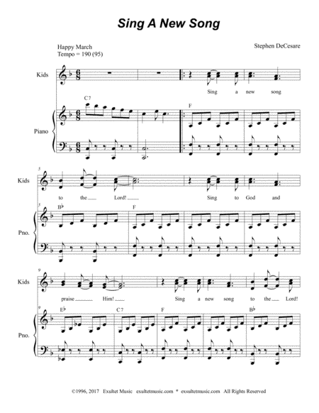 Sing A New Song