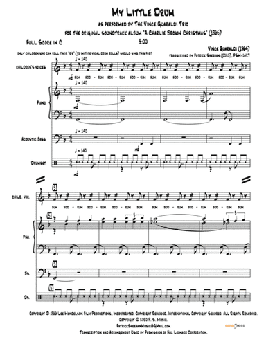 My Little Drum (arr. Patrick Sheehan)