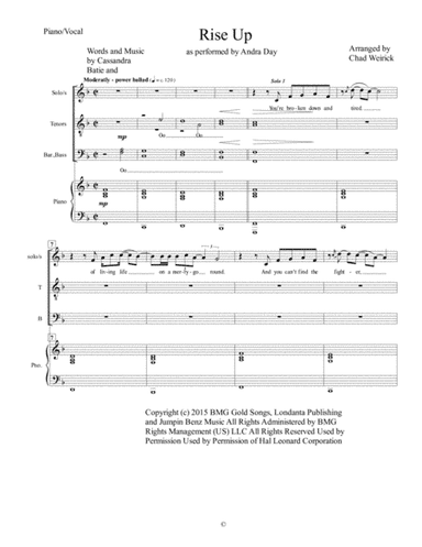 Rise Up (arr. Chad Weirick)