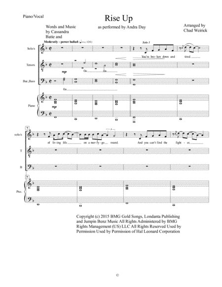 Rise Up (arr. Chad Weirick)