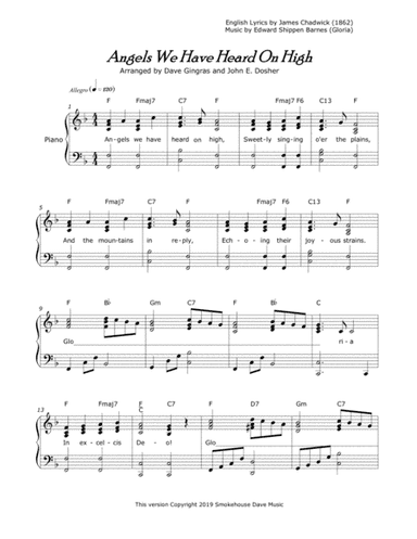 Angels We Have Heard on High (arr. Arranged by Dave Gingras and John E. Dosher)