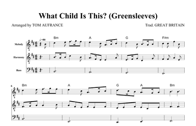 What Child Is This? (Greensleeves) (arr. Tom Aufrance)