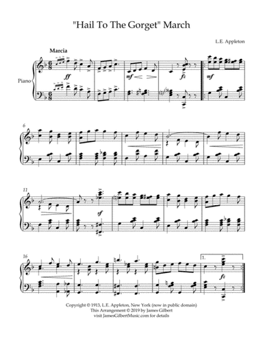 Hail To The Gorget March (arr. James Gilbert)
