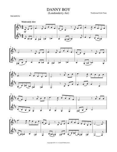 Danny Boy (Londonderry Air) (arr. Mark Phillips)