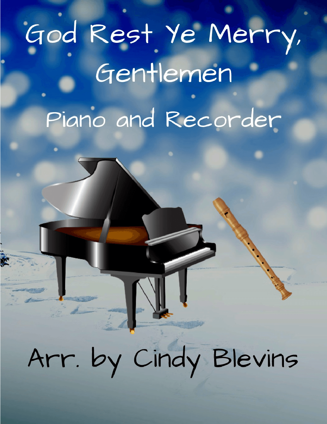 God Rest Ye Merry, Gentlemen, Piano and Recorder (arr. Cindy Blevins)