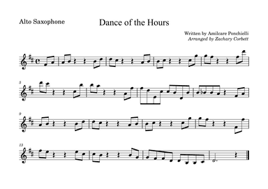 Dance of the Hours (arr. Zachary Corbett)