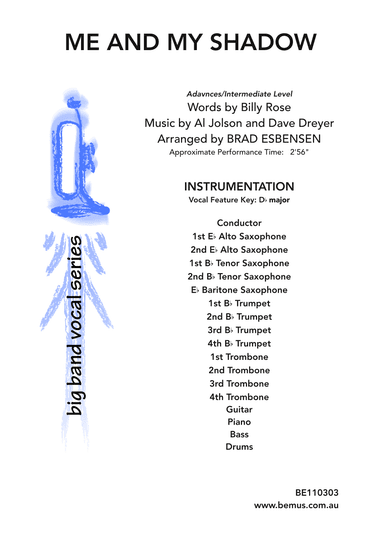 Me And My Shadow (folio Only) (arr. Brad Esbensen)