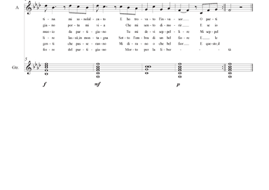 Bella Ciao (arr. Art.o Artaud)