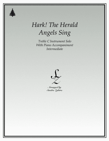 Hark! The Herald Angels Sing (treble C instrument solo) (arr. Sandra Zylstra)