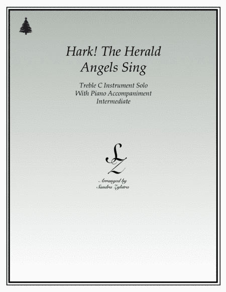 Hark! The Herald Angels Sing (treble C instrument solo) (arr. Sandra Zylstra)