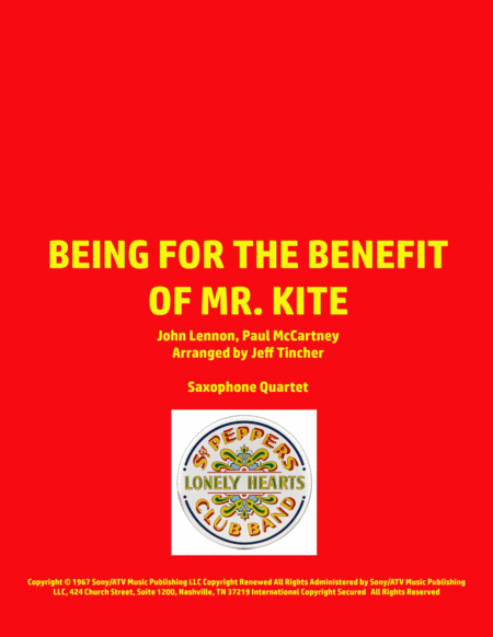Being For The Benefit Of Mr. Kite (arr. Jeff Tincher)