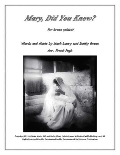Mary, Did You Know? (arr. Frank Pugh)