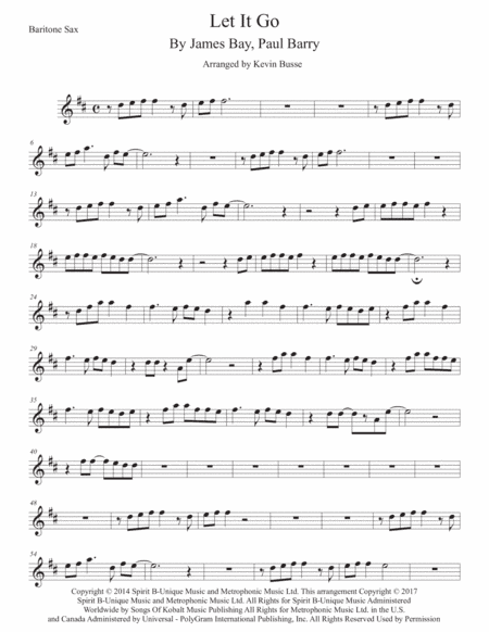 Let It Go (arr. Kevin Busse)