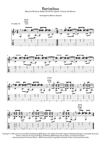 Berimbau (arr. MARCIO ROBERTO AMARAL)