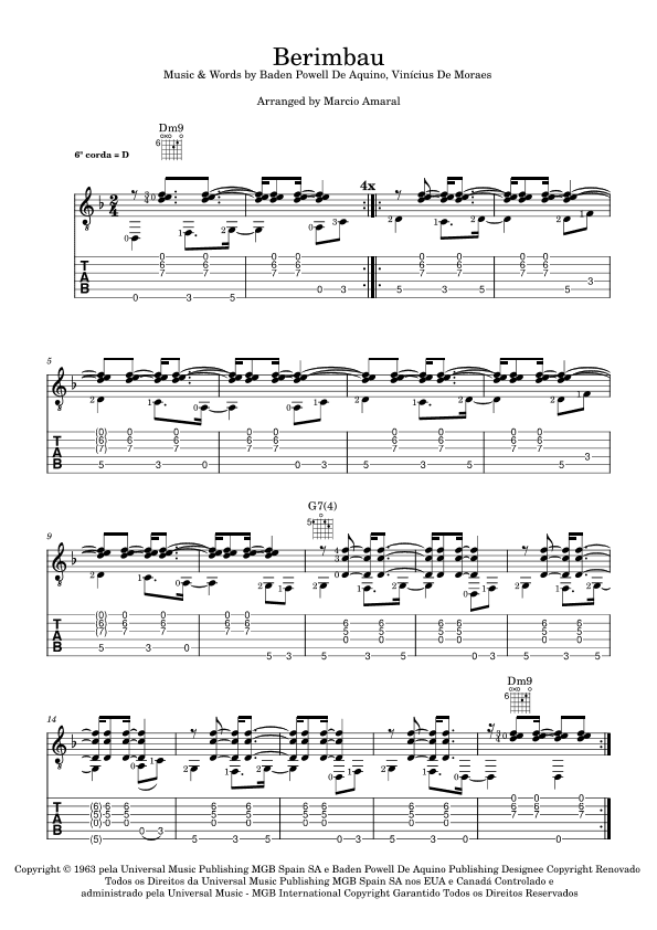 Berimbau (arr. MARCIO ROBERTO AMARAL)