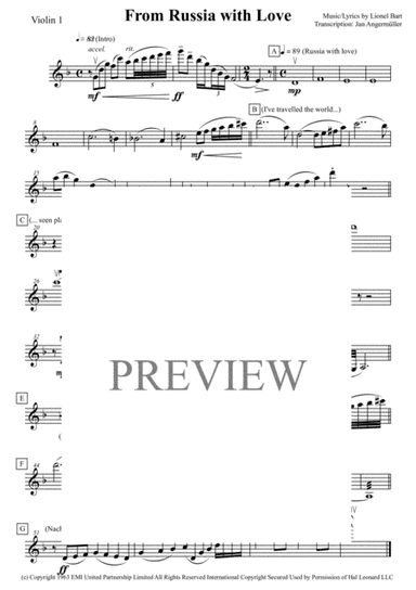 From Russia With Love (arr. Jan Angermüller)