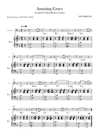 Amazing Grace (arr. Davi Rocha Campos)