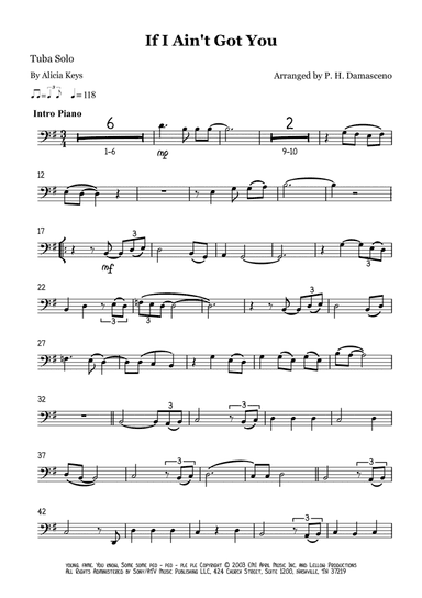 If I Ain't Got You (arr. P.H. Damasceno)