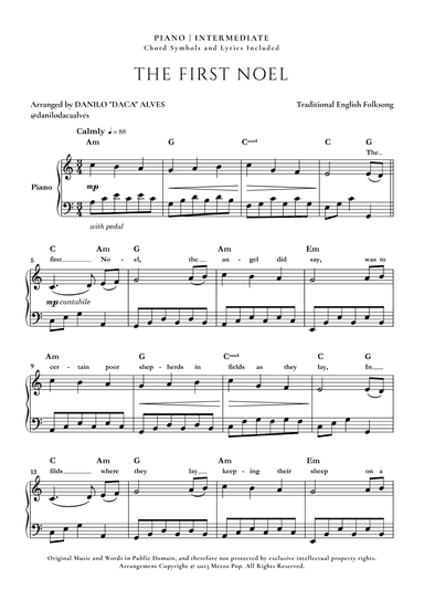 The First Noel (arr. Danilo "Daca" Alves)