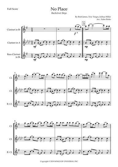 No Place (arr. Fabio Britto)