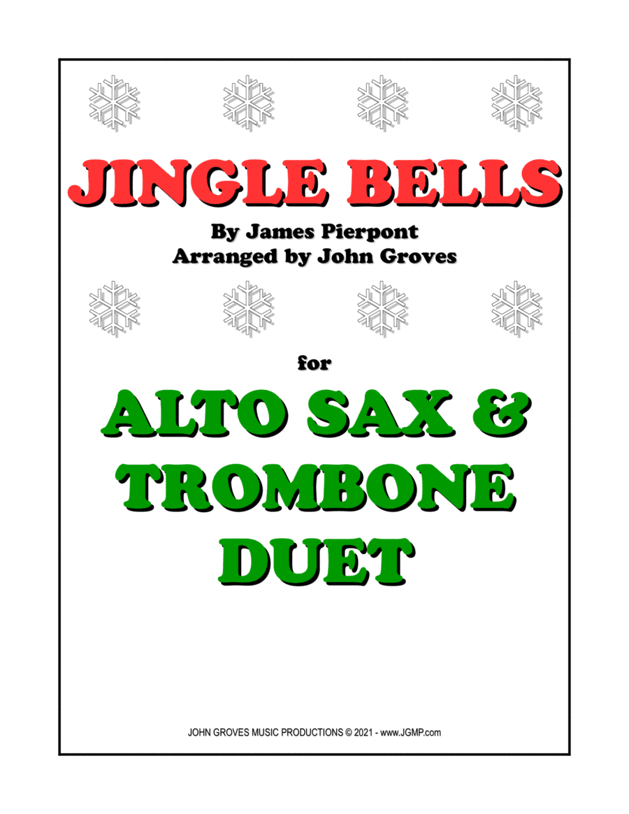 Jingle Bells - Alto Sax & Trombone Duet (arr. John Groves)