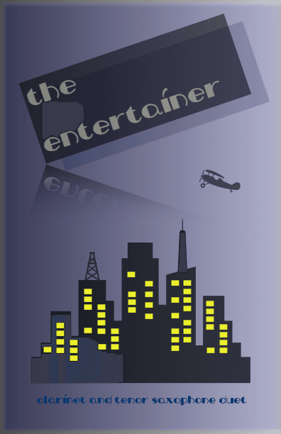 The Entertainer by Scott Joplin, Clarinet and Tenor Saxophone Duet (arr. David McKeown)