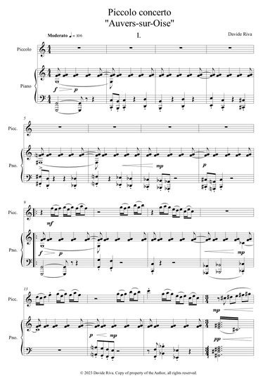 Piccolo concerto "Auvers-sur-Oise"