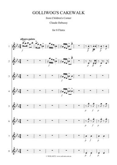 GOLLIWOG's CAKEWALK - DEBUSSY (arr. WEB-ARTS Digital Music)