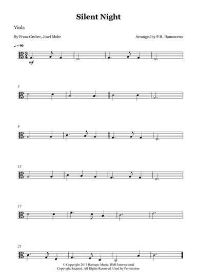 Silent Night (arr. P.H. Damasceno)