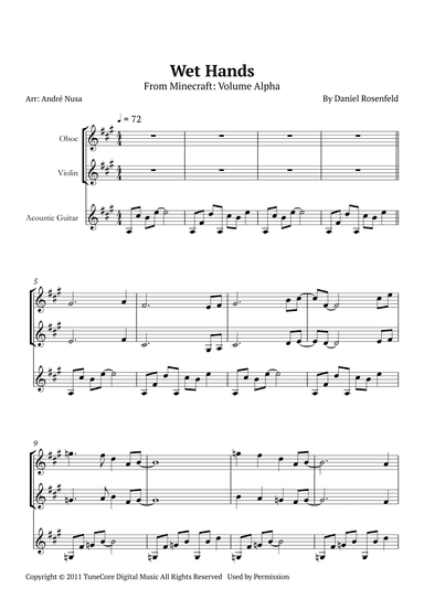Wet Hands (arr. André Nusa)