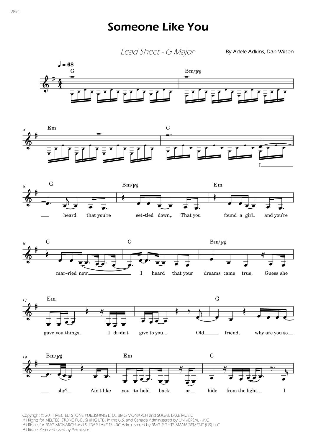 Someone Like You (arr. César Madeira)