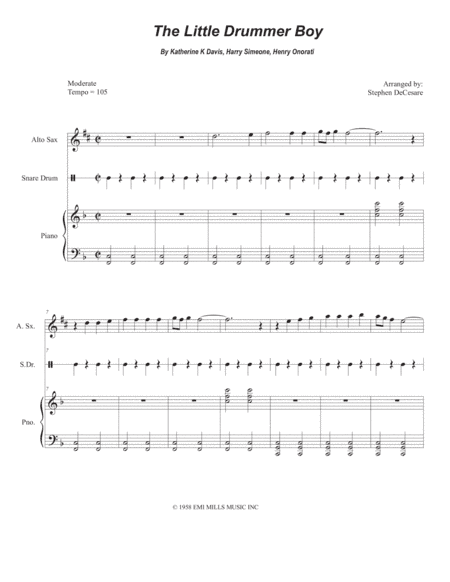 The Little Drummer Boy (arr. Stephen DeCesare)