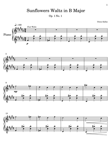 Sunflowers Waltz