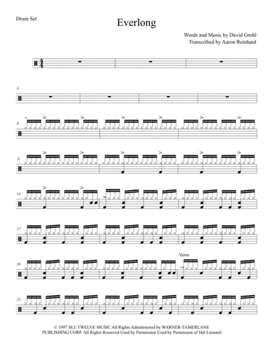 Everlong (arr. Aaron Reinhard)