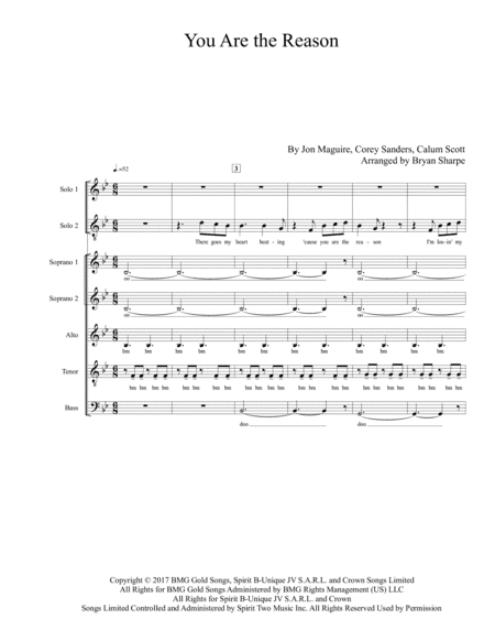 You Are The Reason (arr. Bryan Sharpe)