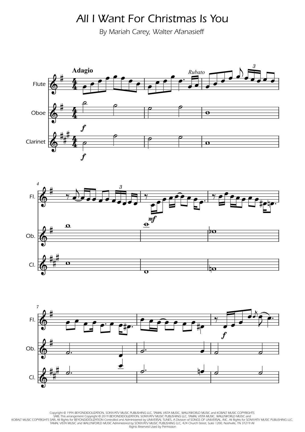 All I Want For Christmas Is You (arr. Ygor Nunes)