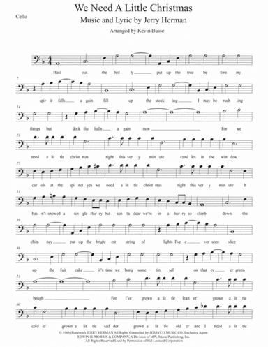 We Need A Little Christmas (arr. Kevin Busse)