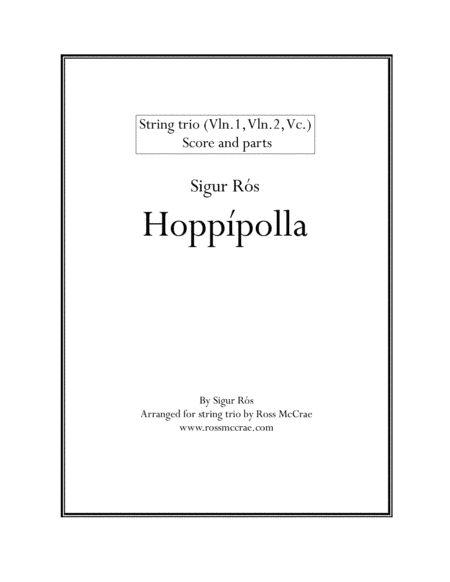Hoppipolla (arr. Ross McCrae)