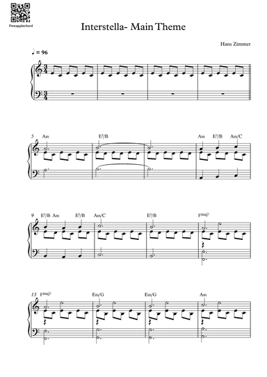 Interstellar (arr. Pineapplechord)