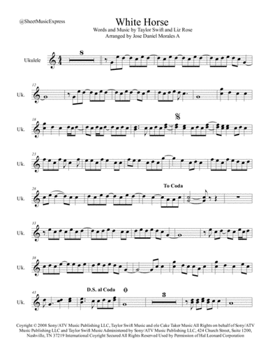 White Horse (arr. Jose Daniel Morales A.)