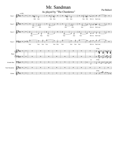 Mister Sandman (arr. Resendiz)