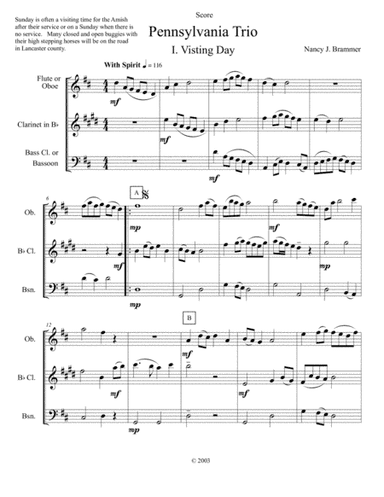 Pennsylvania Trio for Woodwinds