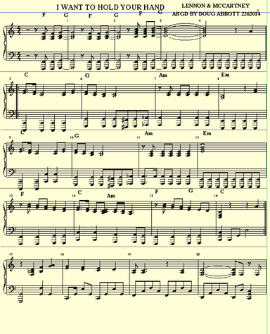 I Want To Hold Your Hand (arr. Doug Abbott)