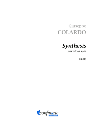 Giuseppe Colardo: SYNTHESIS (ES 955)