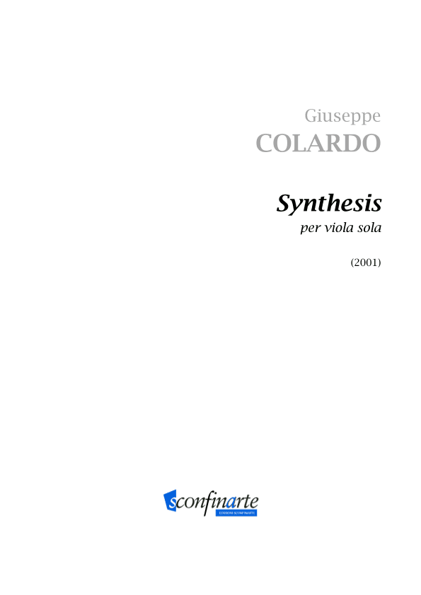 Giuseppe Colardo: SYNTHESIS (ES 955)