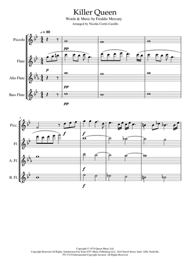 Killer Queen (arr. Nicolás Cortés Castillo)
