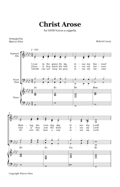 Christ Arose (arr. Márcio Silva)