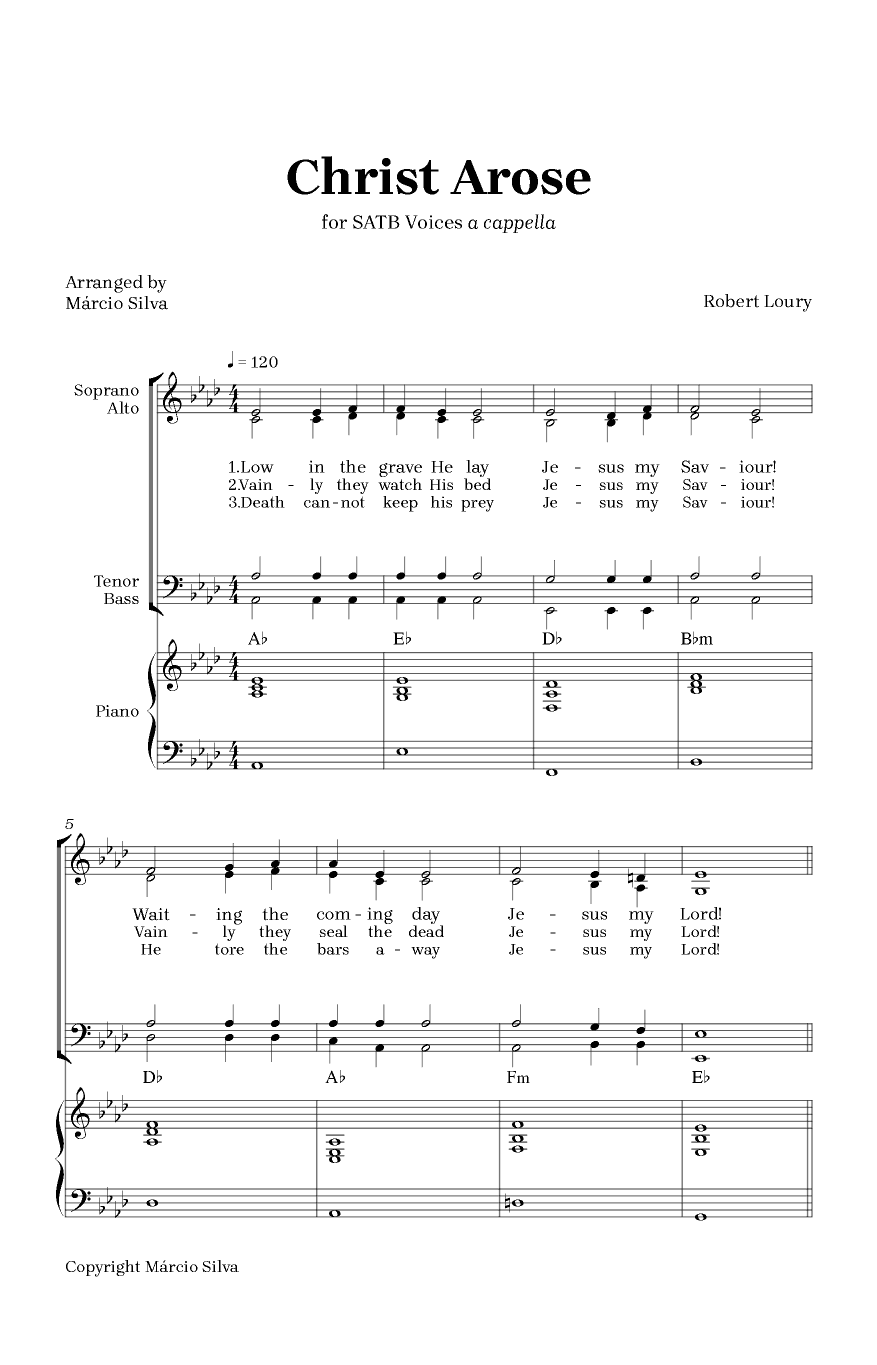 Christ Arose (arr. Márcio Silva)