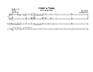 A Night In Tunisia (arr. Charles Tuttle)