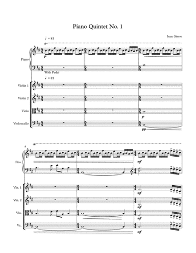 Piano Quintet No. 1